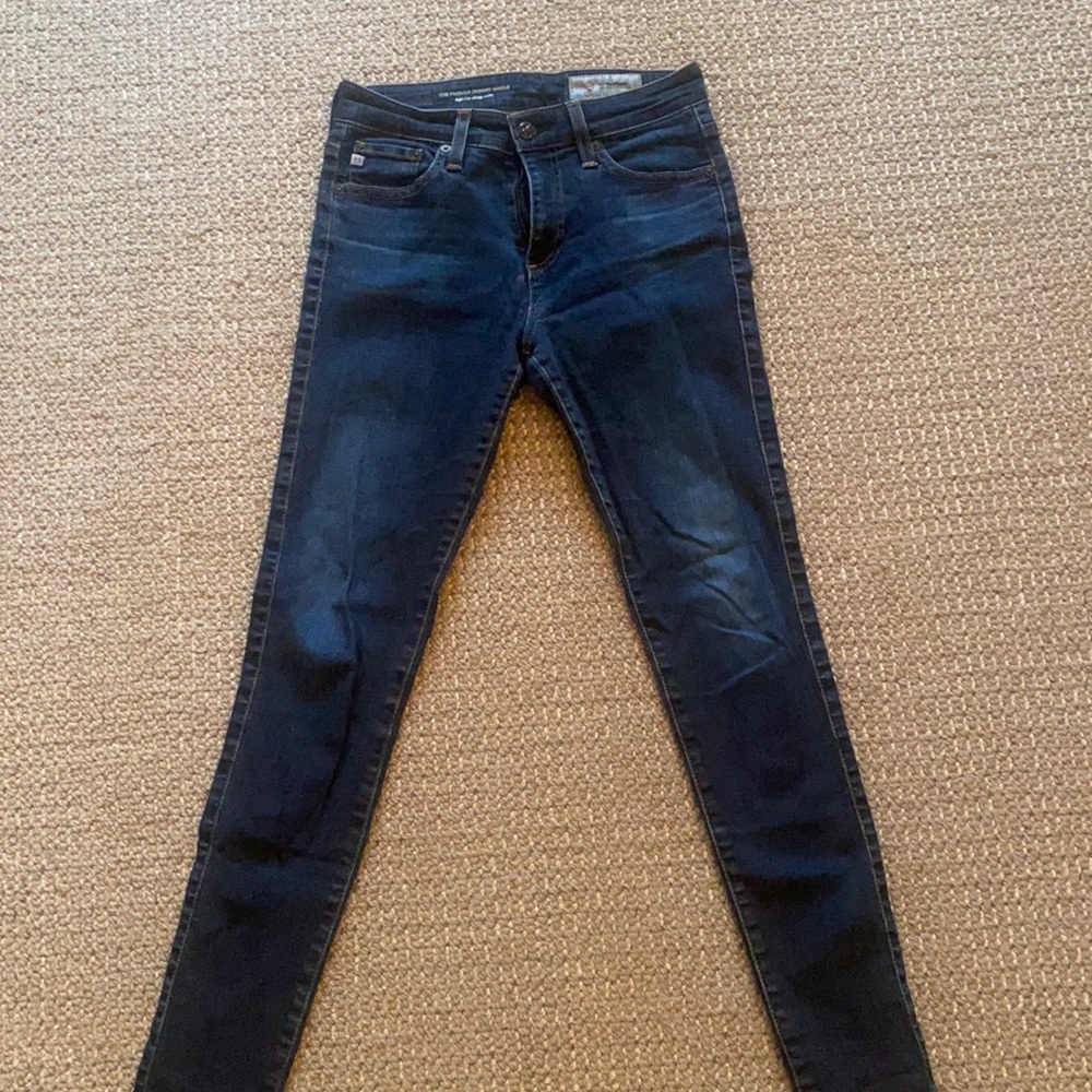 AG jeans. High rise. Skinny. 25.